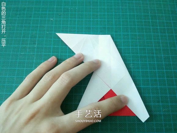 圣誕鶴的折法圖解教程 折紙圣誕紙鶴的方法 -  itrip.net.cn