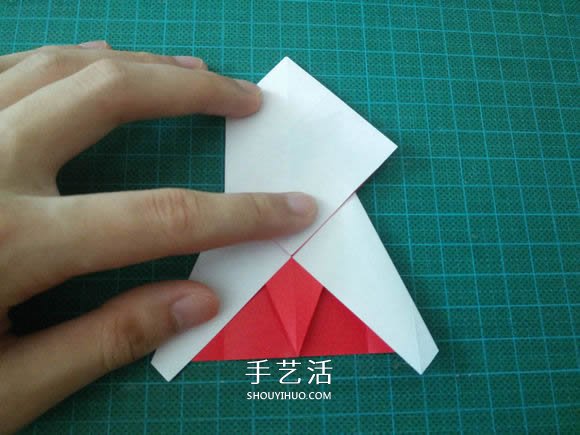 圣誕鶴的折法圖解教程 折紙圣誕紙鶴的方法 -  itrip.net.cn