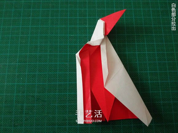 圣誕鶴的折法圖解教程 折紙圣誕紙鶴的方法 -  itrip.net.cn