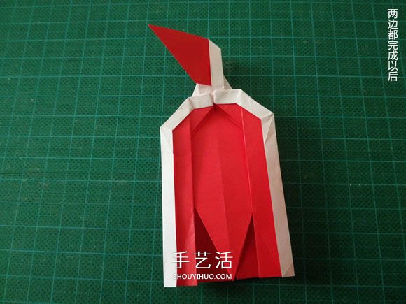 圣誕鶴的折法圖解教程 折紙圣誕紙鶴的方法 -  itrip.net.cn