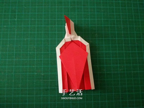 圣誕鶴的折法圖解教程 折紙圣誕紙鶴的方法 -  itrip.net.cn