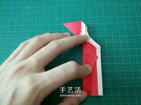 圣誕鶴的折法圖解教程 折紙圣誕紙鶴的方法 -  itrip.net.cn