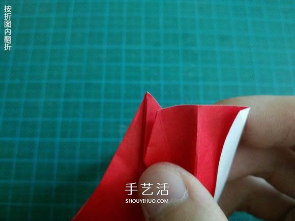 圣誕鶴的折法圖解教程 折紙圣誕紙鶴的方法 -  itrip.net.cn