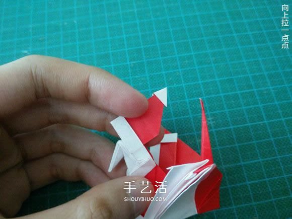 圣誕鶴的折法圖解教程 折紙圣誕紙鶴的方法 -  itrip.net.cn