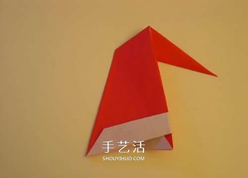 折紙圣誕帽的方法圖解 簡(jiǎn)單圣誕帽的折法步驟 -  itrip.net.cn