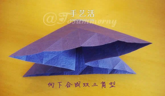 圣誕星折法圖解教程 折紙圣誕星的方法步驟 -  itrip.net.cn