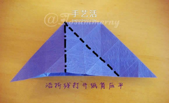 圣誕星折法圖解教程 折紙圣誕星的方法步驟 -  itrip.net.cn