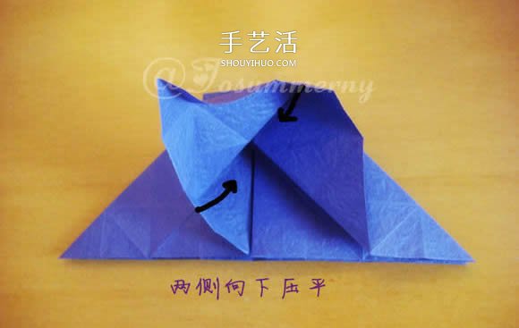 圣誕星折法圖解教程 折紙圣誕星的方法步驟 -  itrip.net.cn