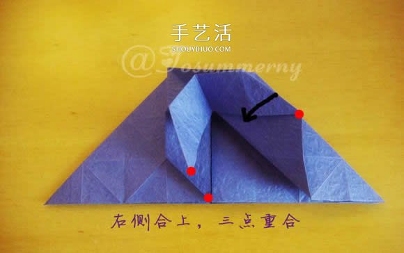 圣誕星折法圖解教程 折紙圣誕星的方法步驟 -  itrip.net.cn