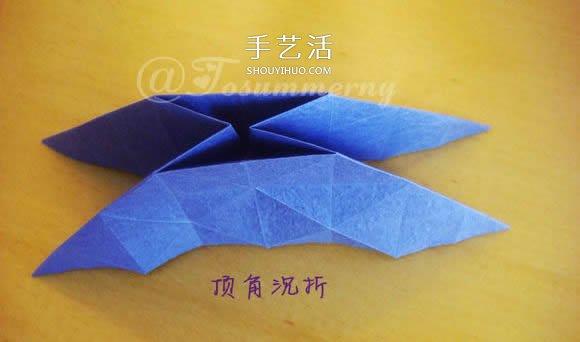 圣誕星折法圖解教程 折紙圣誕星的方法步驟 -  itrip.net.cn