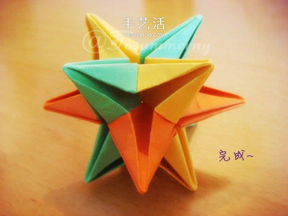 圣誕星折法圖解教程 折紙圣誕星的方法步驟 -  itrip.net.cn