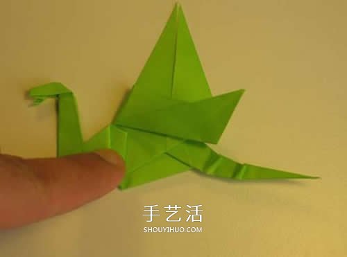 手工折紙翼龍的步驟圖 翼龍的折法圖解過(guò)程 -  itrip.net.cn