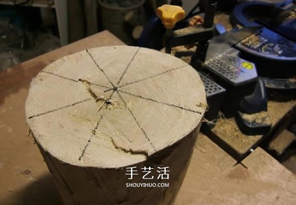 原木制作粗獷啤酒杯 自制大號啤酒杯的過程 -  itrip.net.cn