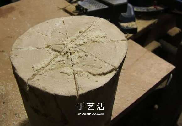 原木制作粗獷啤酒杯 自制大號啤酒杯的過程 -  itrip.net.cn