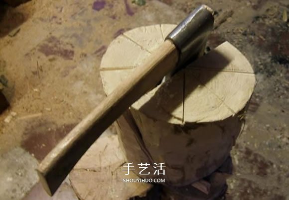 原木制作粗獷啤酒杯 自制大號啤酒杯的過程 -  itrip.net.cn