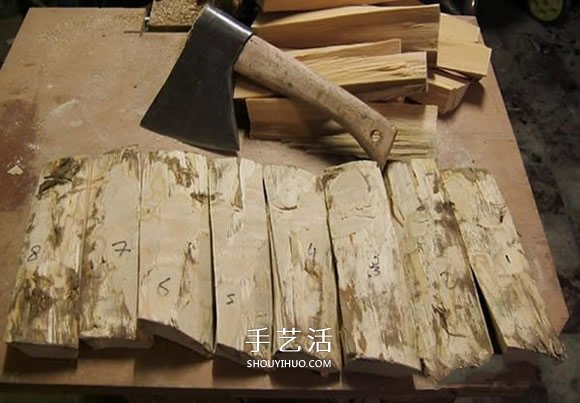 原木制作粗獷啤酒杯 自制大號啤酒杯的過程 -  itrip.net.cn