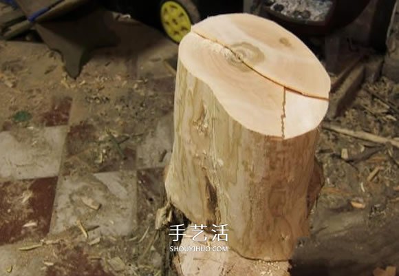 原木制作粗獷啤酒杯 自制大號啤酒杯的過程 -  itrip.net.cn