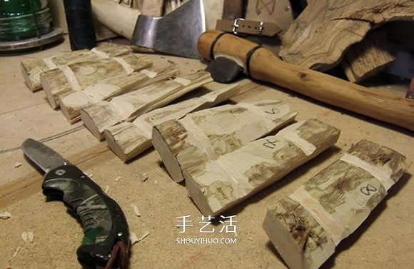 原木制作粗獷啤酒杯 自制大號啤酒杯的過程 -  itrip.net.cn