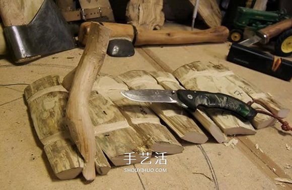 原木制作粗獷啤酒杯 自制大號啤酒杯的過程 -  itrip.net.cn