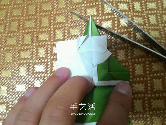 圣誕老人折紙步驟圖解 紙折圣誕老人怎么折 -  itrip.net.cn
