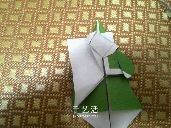 圣誕老人折紙步驟圖解 紙折圣誕老人怎么折 -  itrip.net.cn