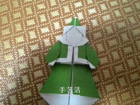 圣誕老人折紙步驟圖解 紙折圣誕老人怎么折 -  itrip.net.cn
