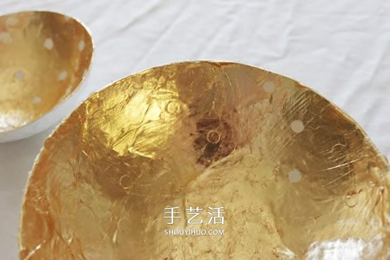 漂亮的首飾盤(pán)手工制作 自制金色首飾盤(pán)DIY教程 -  itrip.net.cn