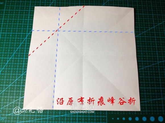 背著麻袋的可愛圣誕老人手工折紙圖解教程 -  itrip.net.cn