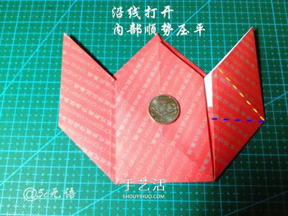 背著麻袋的可愛圣誕老人手工折紙圖解教程 -  itrip.net.cn