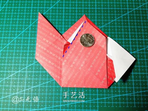 背著麻袋的可愛圣誕老人手工折紙圖解教程 -  itrip.net.cn