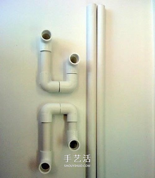 PVC管制作鞋架的方法 自制PVC管鞋架圖解 -  itrip.net.cn