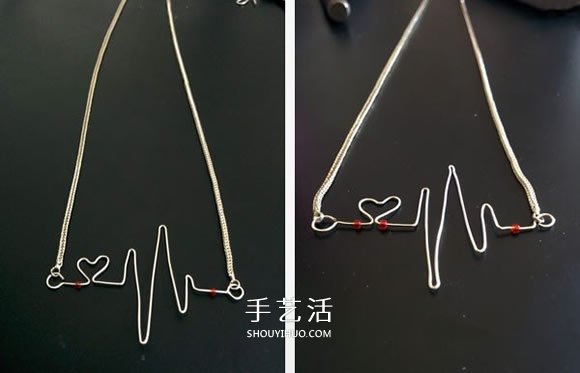 情人節(jié)心動項(xiàng)鏈DIY 金屬絲制作愛心項(xiàng)鏈墜 -  itrip.net.cn