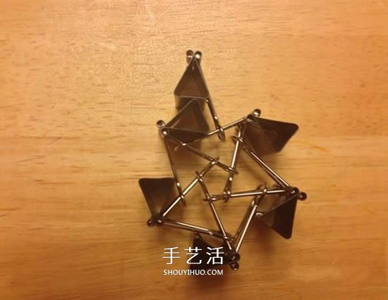 長尾票夾做立體五角星 DIY票夾五角星圖解 -  itrip.net.cn