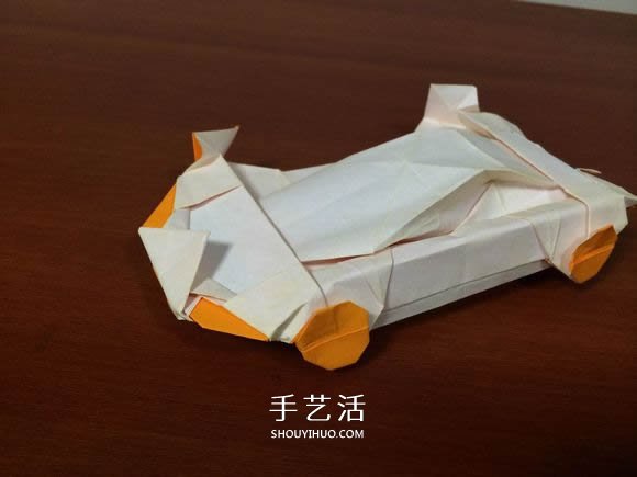復雜立體跑車的折法 詳細折紙跑車圖解步驟 -  itrip.net.cn