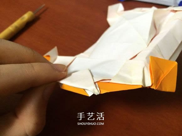 復雜立體跑車的折法 詳細折紙跑車圖解步驟 -  itrip.net.cn