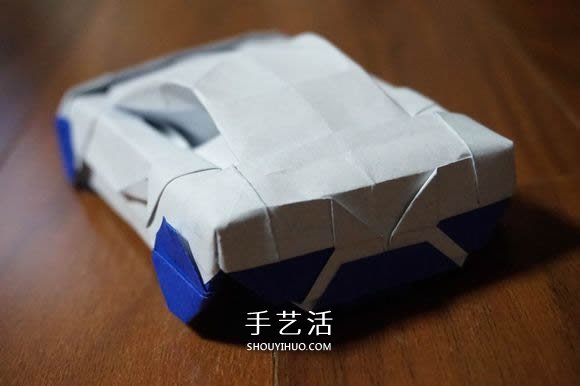 復雜立體跑車的折法 詳細折紙跑車圖解步驟 -  itrip.net.cn