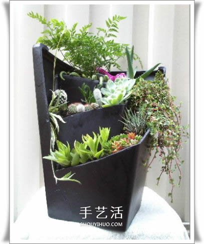 破花盆變盆景的方法 DIY破花盆盆景小制作 -  itrip.net.cn