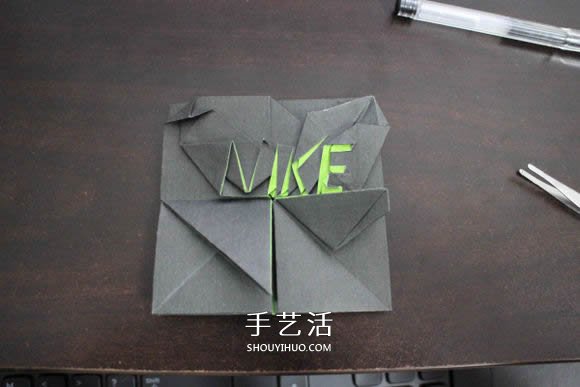耐克標志的折紙方法 怎么折NIKE標志的圖解 -  itrip.net.cn
