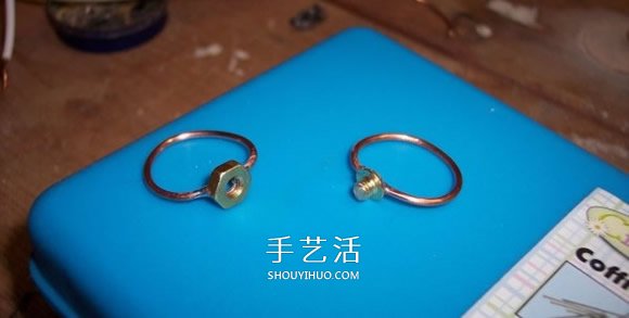 創(chuàng)意情侶戒指DIY 螺絲螺帽制作創(chuàng)意情人節(jié)禮物 -  itrip.net.cn
