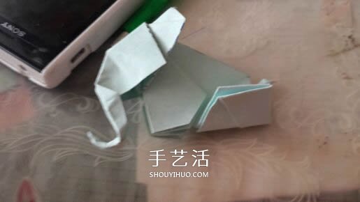 立體大象怎么折圖解 折紙站立大象的折法 -  itrip.net.cn