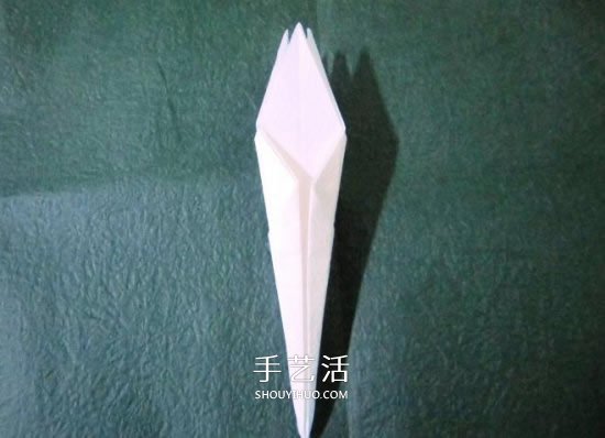 鐵炮百合的折紙過程圖解 手工折鐵炮百合步驟 -  itrip.net.cn