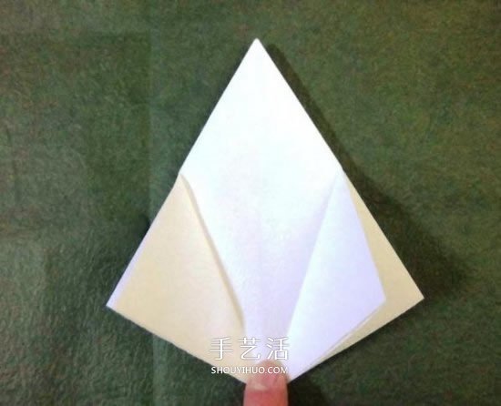鐵炮百合的折紙過程圖解 手工折鐵炮百合步驟 -  itrip.net.cn