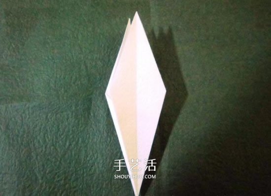 鐵炮百合的折紙過程圖解 手工折鐵炮百合步驟 -  itrip.net.cn