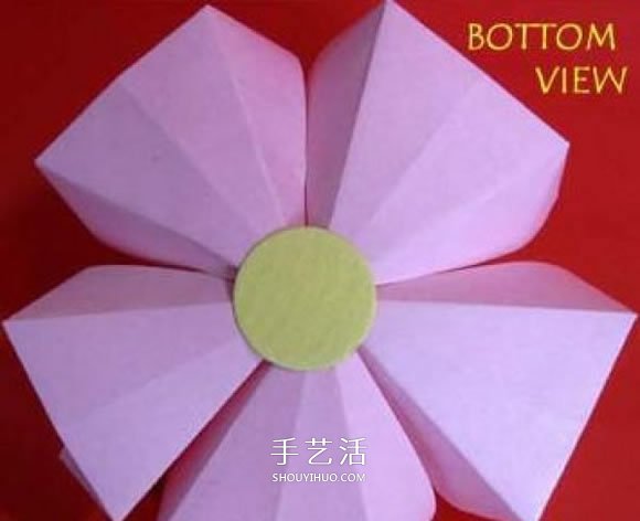 手工海棠花的折法圖解 折紙海棠花的方法步驟 -  itrip.net.cn