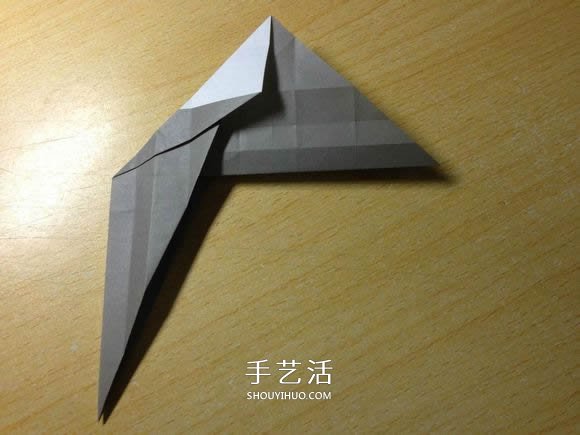 挖土機(jī)的折紙方法圖解 手工挖掘機(jī)的折法過(guò)程 -  itrip.net.cn