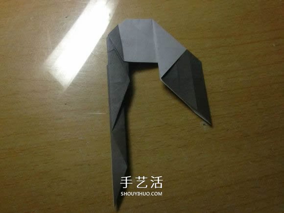 挖土機(jī)的折紙方法圖解 手工挖掘機(jī)的折法過(guò)程 -  itrip.net.cn