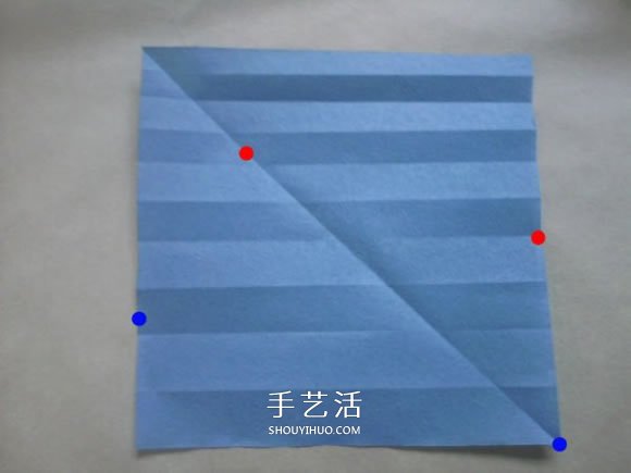 玫瑰花的折紙步驟圖解 手揉紙折25瓣玫瑰花 -  itrip.net.cn