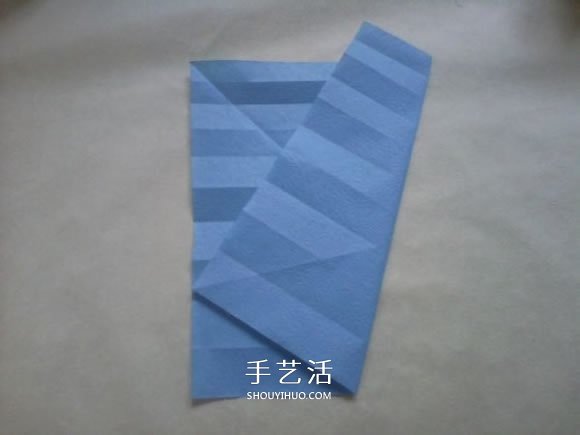 玫瑰花的折紙步驟圖解 手揉紙折25瓣玫瑰花 -  itrip.net.cn