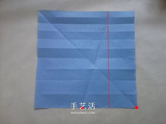 玫瑰花的折紙步驟圖解 手揉紙折25瓣玫瑰花 -  itrip.net.cn