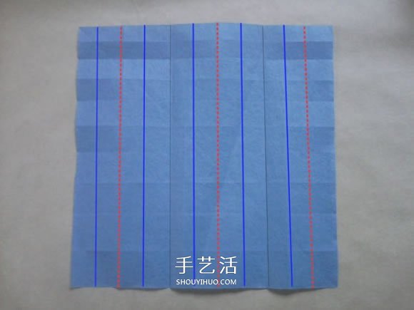 玫瑰花的折紙步驟圖解 手揉紙折25瓣玫瑰花 -  itrip.net.cn
